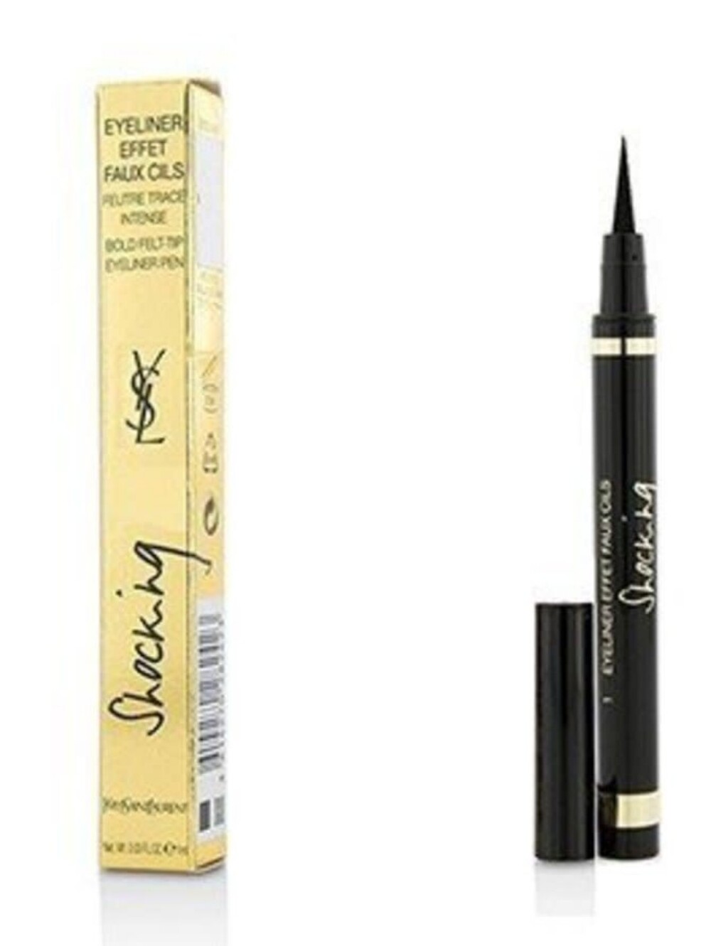🧚♀️N°1 BLACK YSL Shocking VERY RARE Bold Felt-Tip Eyeliner Pen NWT